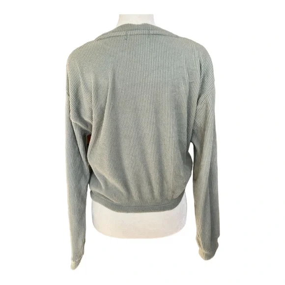 Streetwear society Womens ribbed cropped sweatshirt size medium - Picture 5 of 5